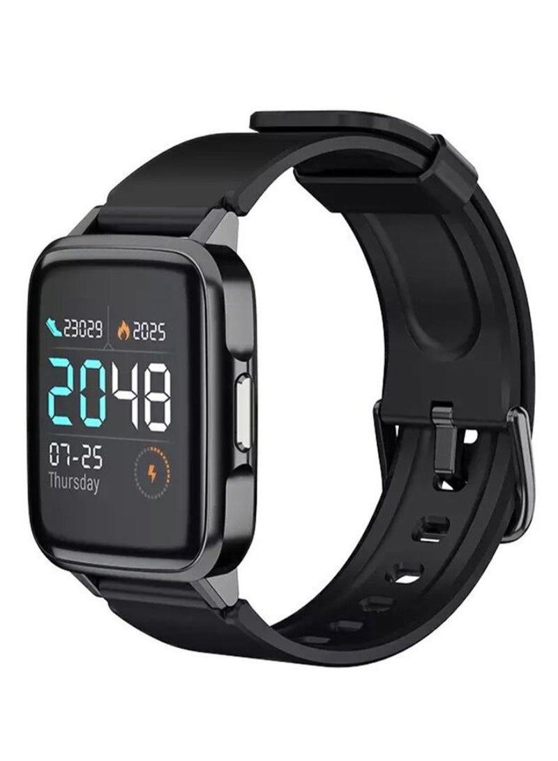 Xiaomi - Global Version Haylou LS01 Smart Watch Heart Rate Fitness Tracker Black - Image 1