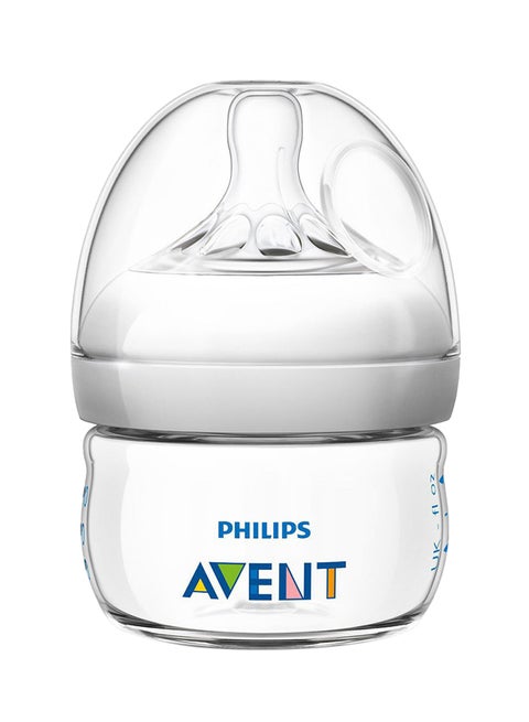 Natural Feeding Bottle, 60ml - Clear
