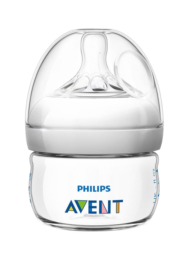 Natural Feeding Bottle, 60ml - Clear
