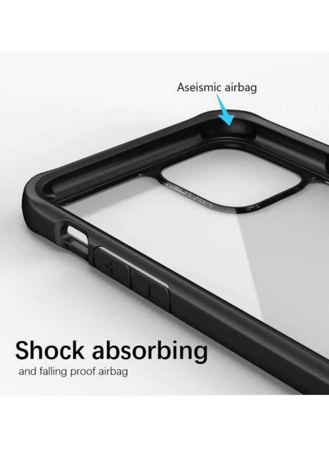 إيباكي غطاء حماية واق لهاتف أبل آيفون 11 برو ماكس شفاف/ أسود - Image 3