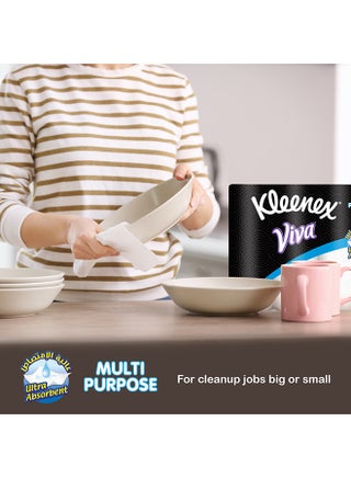 Multi Purpose House Hold Kitchen Towel 40 Sheets 4 Rolls White - view 4
