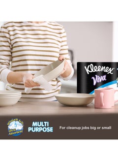Kleenex Multi Purpose Kitchen Towel 2 Ply 4 Rolls Pack of 6 White  - Image 5