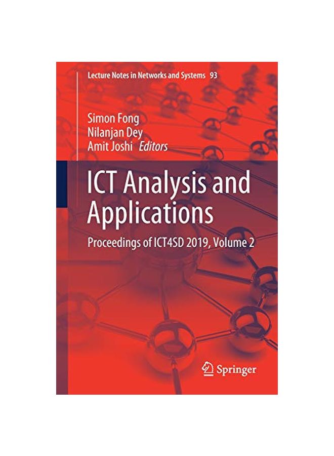 ICT Analysis And Applications: Proceedings Of ICT4SD 2019: Volume 2 paperback english - 27 March 2020 