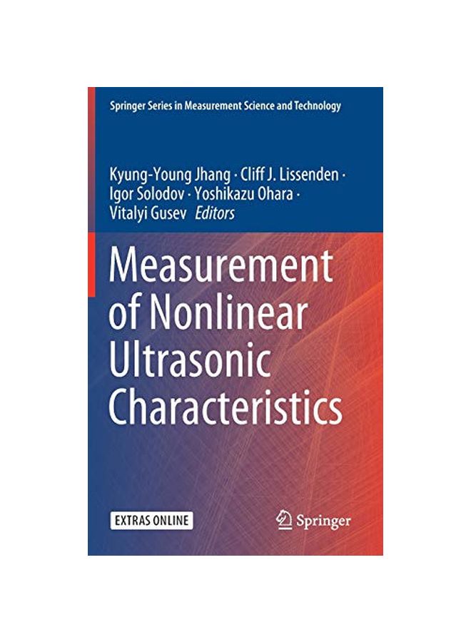 Measurement Of Nonlinear Ultrasonic Characteristics hardcover english - 30 January 2020 