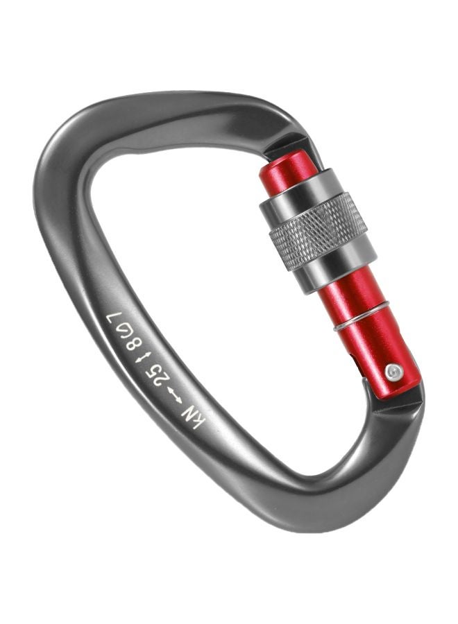 D Shape Screw Locking Gate Carabiner - v1582292633/N34846051A_1