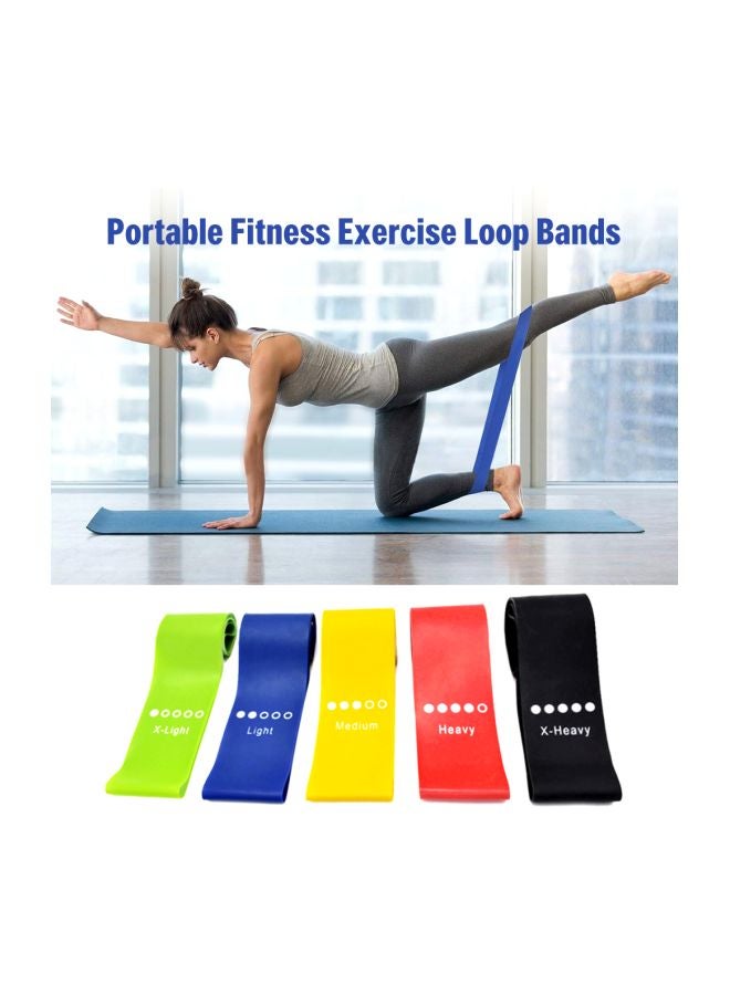 طقم أشرطة مقاومة حلقية للتمارين مكون من 5 قطع - Image 4