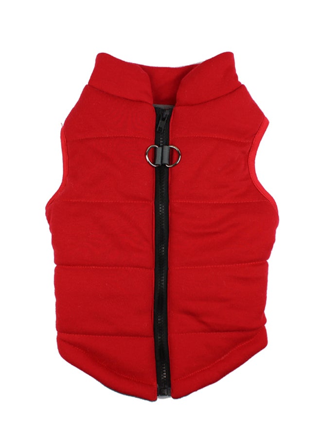 Autumn And Winter Cotton Pet Coat Red XL - Image 1