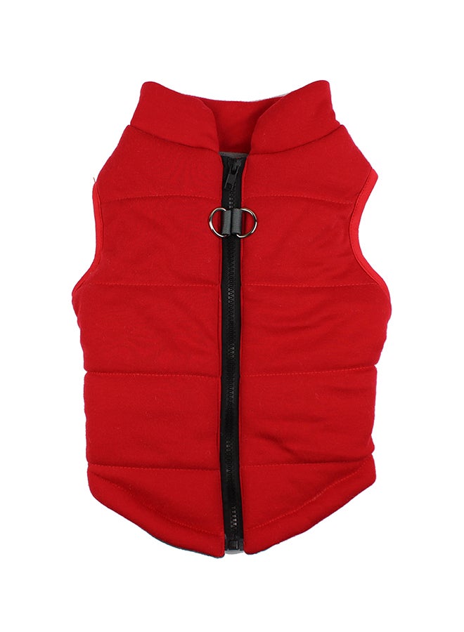 Autumn And Winter Cotton Pet Coat Red S - Image 1