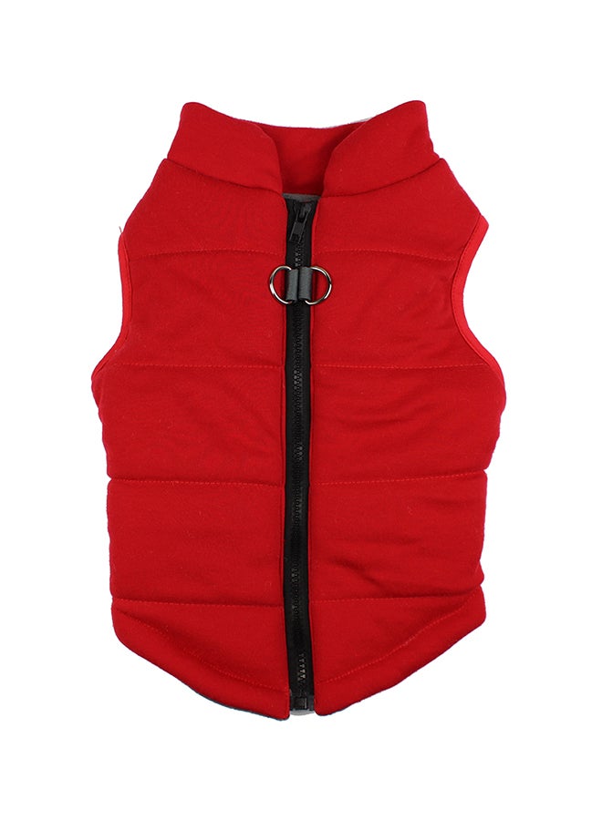 Autumn And Winter Cotton Pet Coat Red L - Image 1