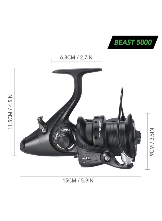 Ball Bearing Spinning Fishing Reel 15 x 11.5 x 9cm - v1582293342/N34909759A_3