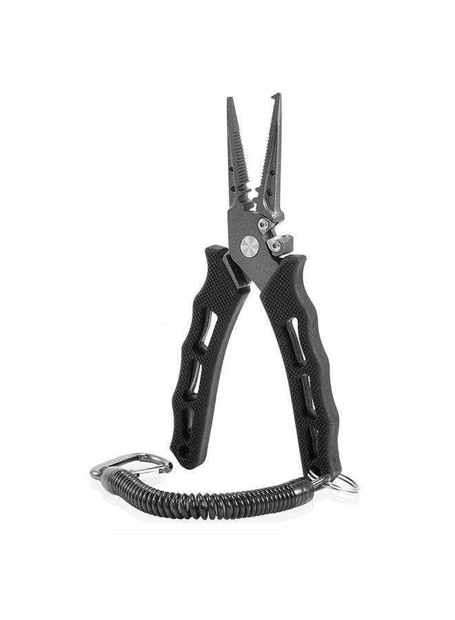 iLure Split Ring Fishing Pliers With Sheath And Lanyard 7.3inch - Image 2