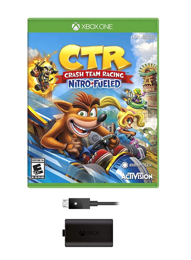 أكتيفجن لعبة "Crash Team Racing Nitro Fueled" (إصدار عالمي) مع طقم أدوات الشحن - racing - xbox_one - Image 1