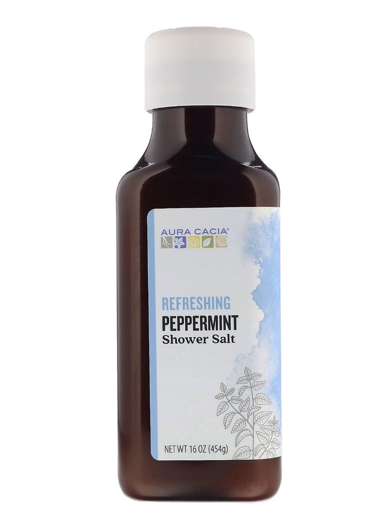 Aura Cacia Refreshing Peppermint Shower Salt 