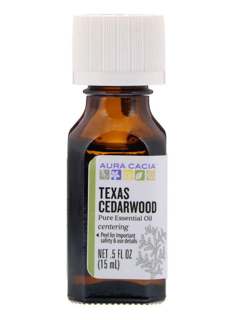 Aura Cacia - Texas Cedarwood Pure Essential Oil 15ml - Image 1