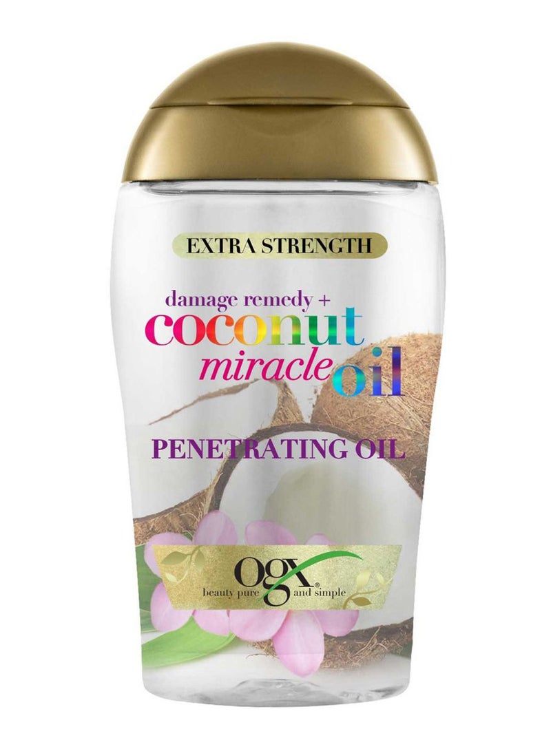 Ogx Damage Remedy+ Coconut Miracle Penetrating Hair Oil 100ml
