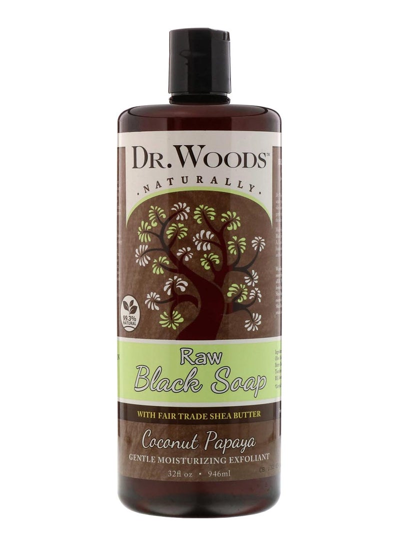 د.وودز صابون خام بخلاصة جوز الهند والبابايا 946ملليلتر
