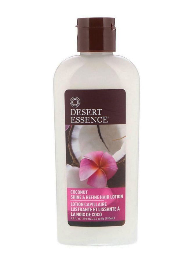 Desert Essence Coconut Shine And Refine Hair Lotion 190ml 