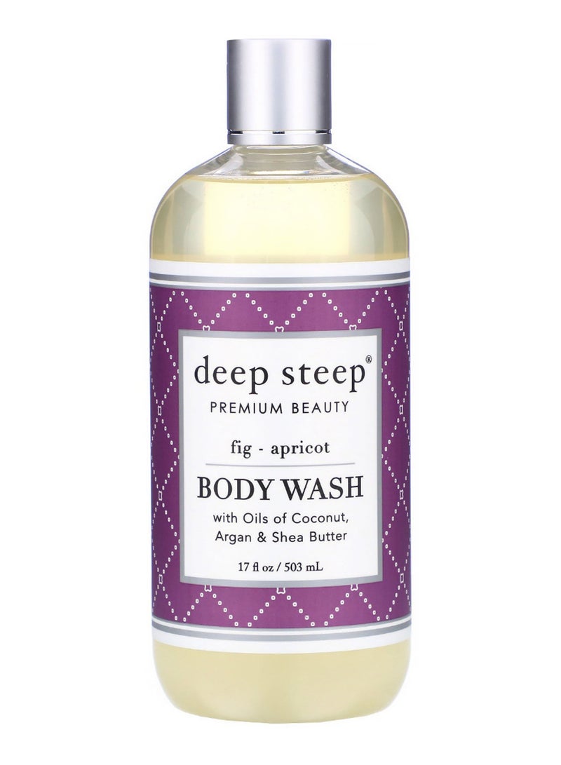 Deep Steep Fig And Apricot Body Wash 503ml
