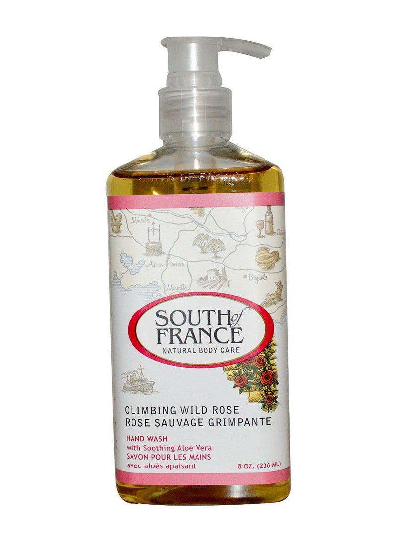 SOUTH of FRANCE Climbing Wild Rose Hand Wash With Soothing Aloe Vera 1Liters