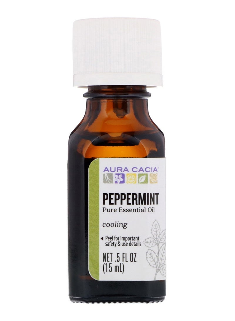 Aura Cacia - Peppermint Pure Essential Oil 15ml - Image 1