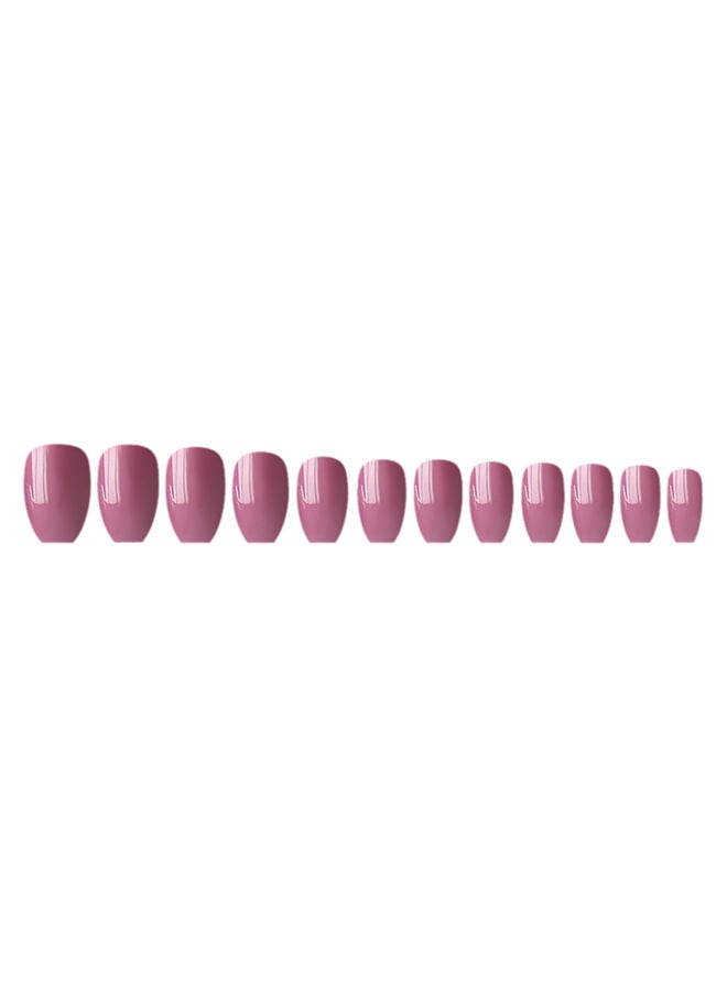 Generic 24-Piece Artificial Nails Art Set Pink  - Image 2