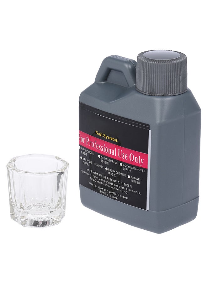 طقم أدوات احترافية لتزيين الأظافر مكون من 6 قطع شفاف/رمادي - Image 2