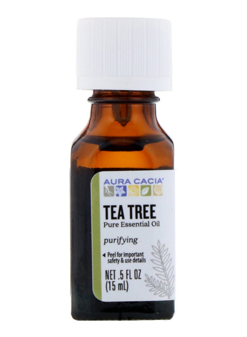 Aura Cacia Tea Tree Purifying Pure Essential Oil 15ml 