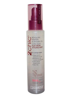 Giovanni 2Chic Brazilian Keratin And Argan Ultra Sleek Flat Iron Styling Mist 118ml 