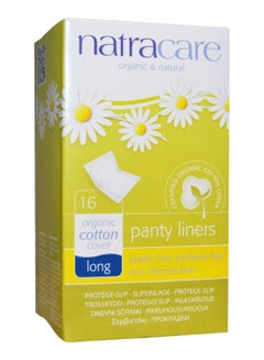NATRACARE 16-Piece Organic Panty Liner Long Pad Set 
