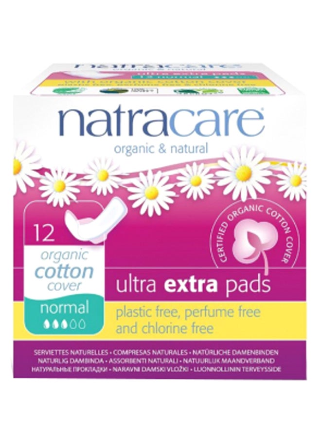 12-Piece Ultra Extra Sanitary Pad Set Normal
