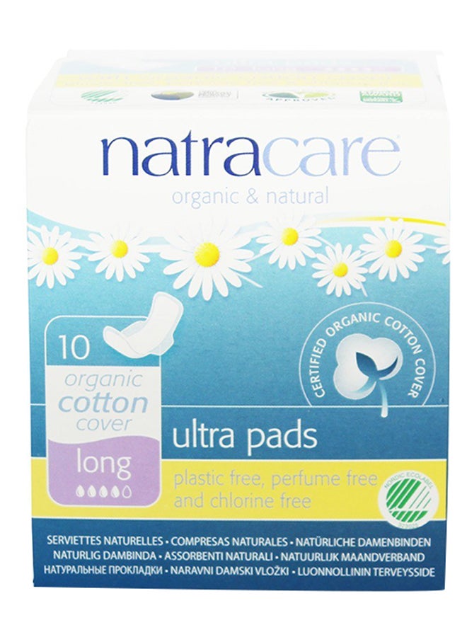 NATRACARE 10-Piece Sanitary Pad Set Long 