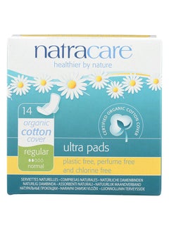 NATRACARE 14-Piece Sanitary Pad Set Regular 