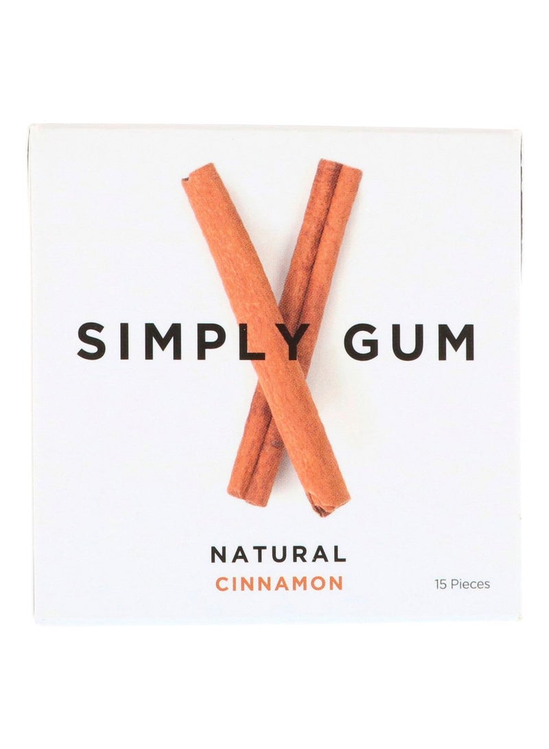 15-Piece Natural Cinnamon Gum Set 50grams
