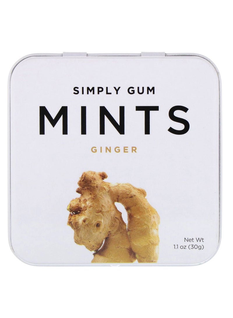Ginger Flavour Mint Gum 30grams