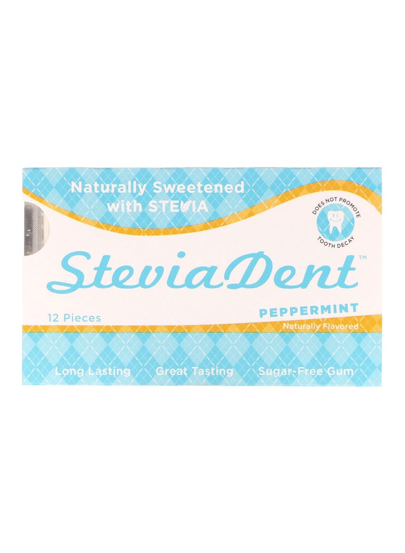 12-Piece Natural Peppermint Gum Set 50grams