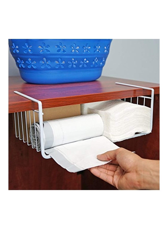 Southern Homewares 4-Piece Wire Under Shelf Storage Basket Set White  - Image 5