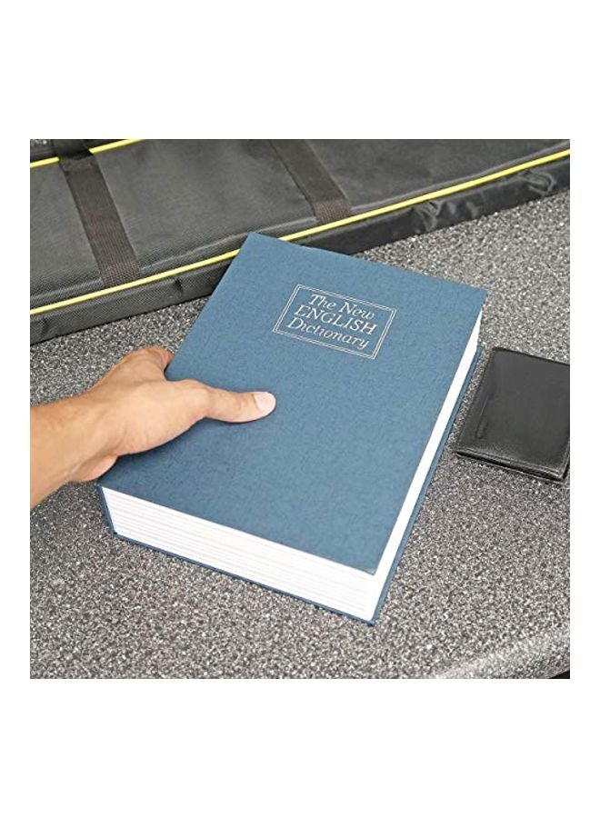Southern Homewares - Dictionary Designed Book Safe Blue/White 6.7x20x26.7centimeter - Image 1
