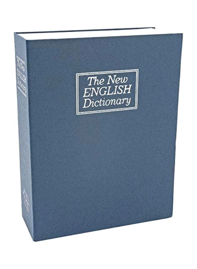 Southern Homewares - Dictionary Designed Book Safe Blue/White 6.7x20x26.7centimeter - Image 1