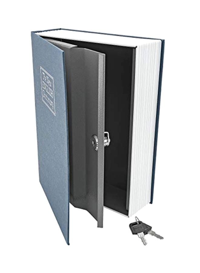 Southern Homewares - Dictionary Designed Book Safe Blue/White 6.7x20x26.7centimeter - Image 1