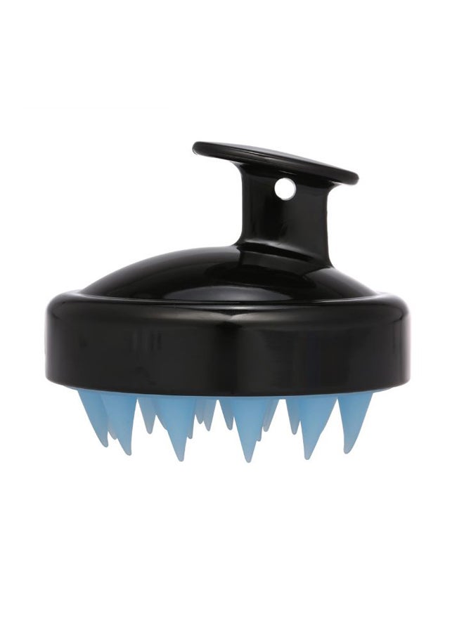 Generic Hair Scalp Massage Brush Black/Blue 8 x 7cm 