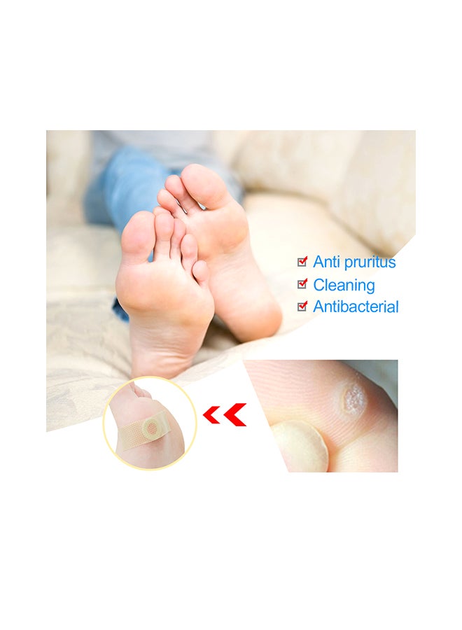 Sumifun 42-Piece Foot Corn Removal Plaster With Hole Warts Patch Set 14x10x12cm - Image 3