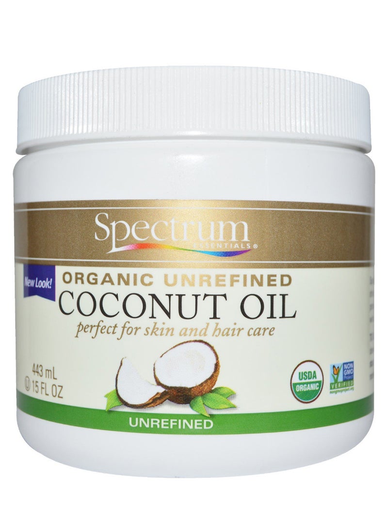 Spectrum Essentials Organic Unrefined Coconut Body Oil 443ml 