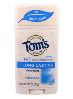 Tom's of Maine Long Lasting Unscented Deodorant 64grams 