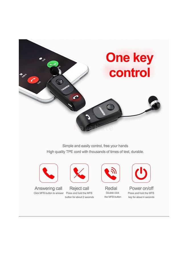Fineblue - Bluetooth In-Ear Earphones Black - Image 1