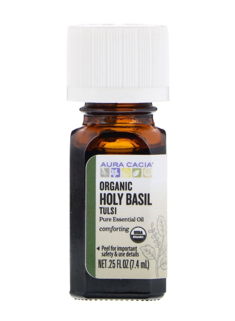 Aura Cacia Pure Essential Holy Basil Tulsi Oil 7.4ml 