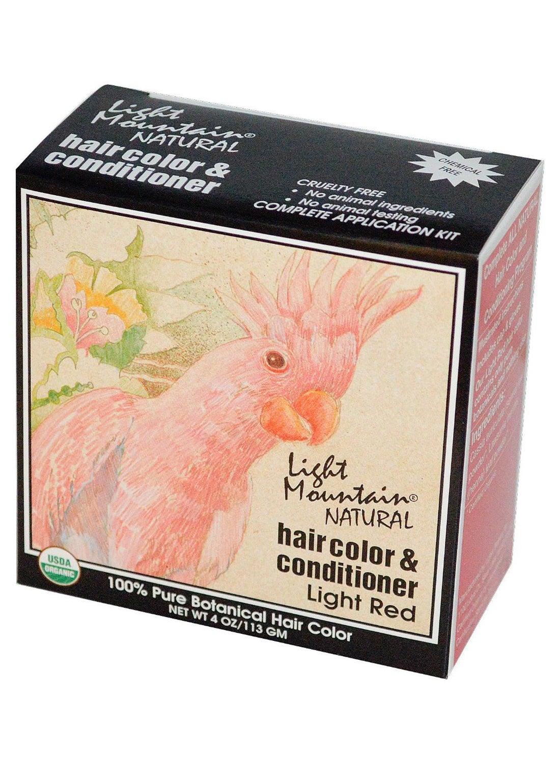 Natural Hair Color And Conditioner أحمر فاتح 113غم
