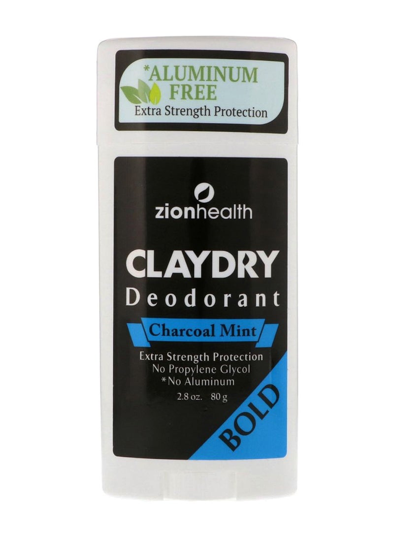 Zion Health - Charcoal Mint Clay Dry Deodorant 80grams - Image 1