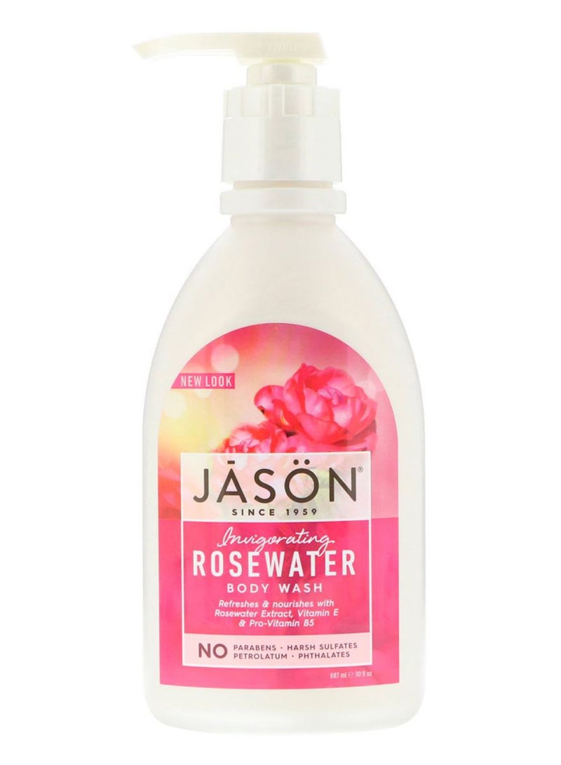 جيسون غسول الجسم المنعش بماء الورد 887ملليلتر