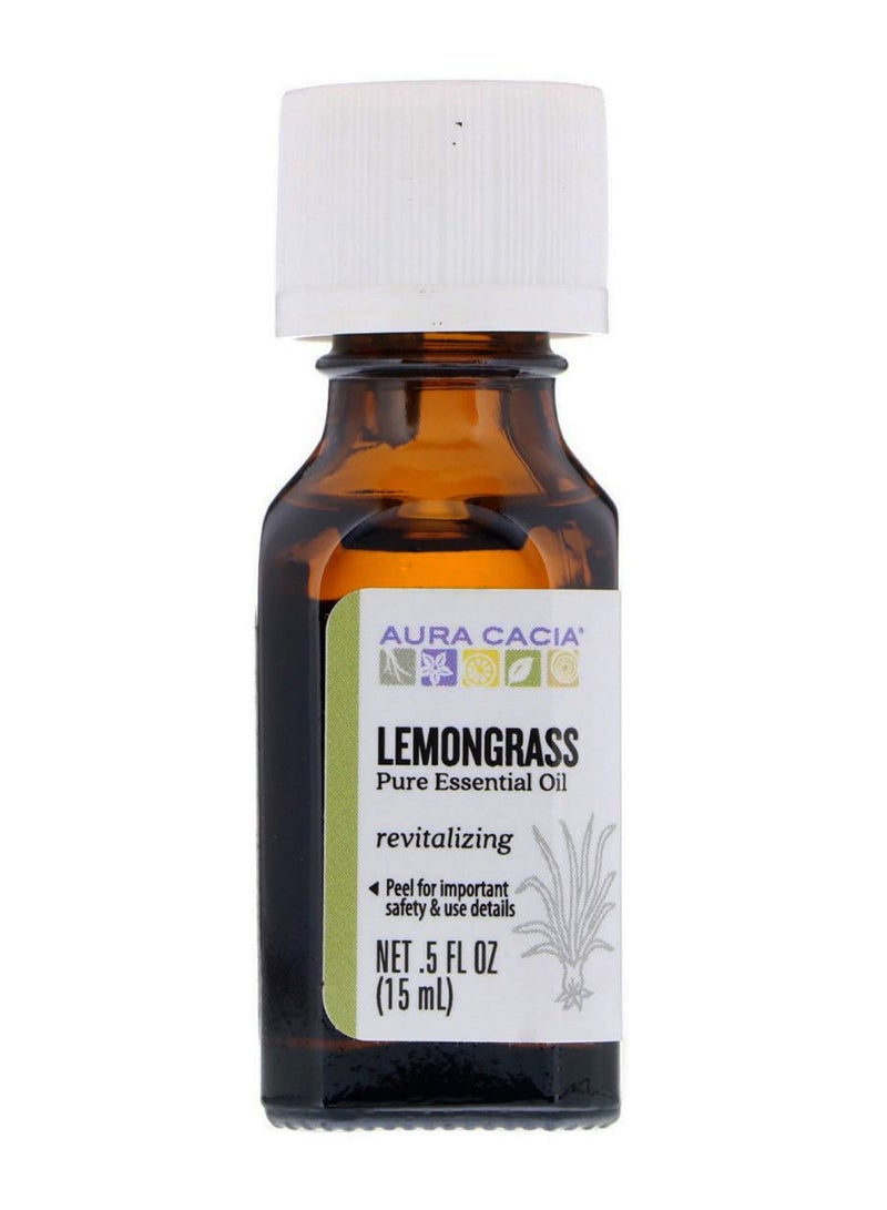 أورا كاسيا زيت عشبة الليمون العطري النقي والمنشط 15ملليلتر