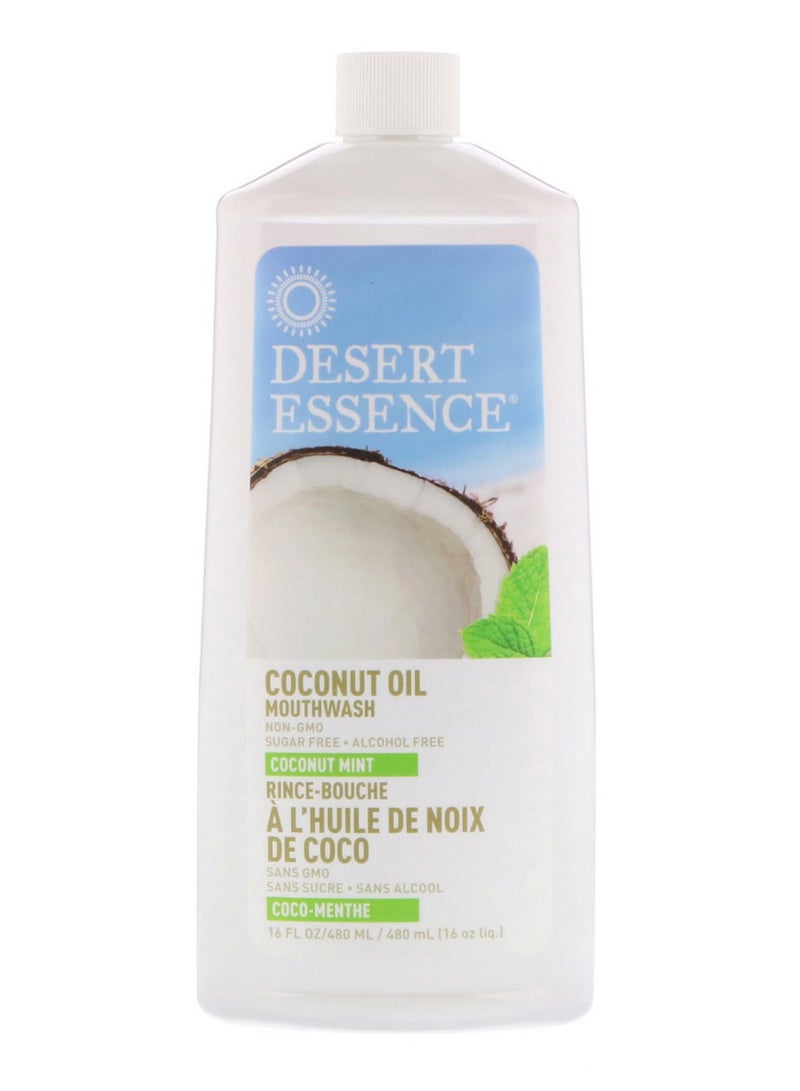 Desert Essence Mint Coconut Oil Mouthwash 480ml 